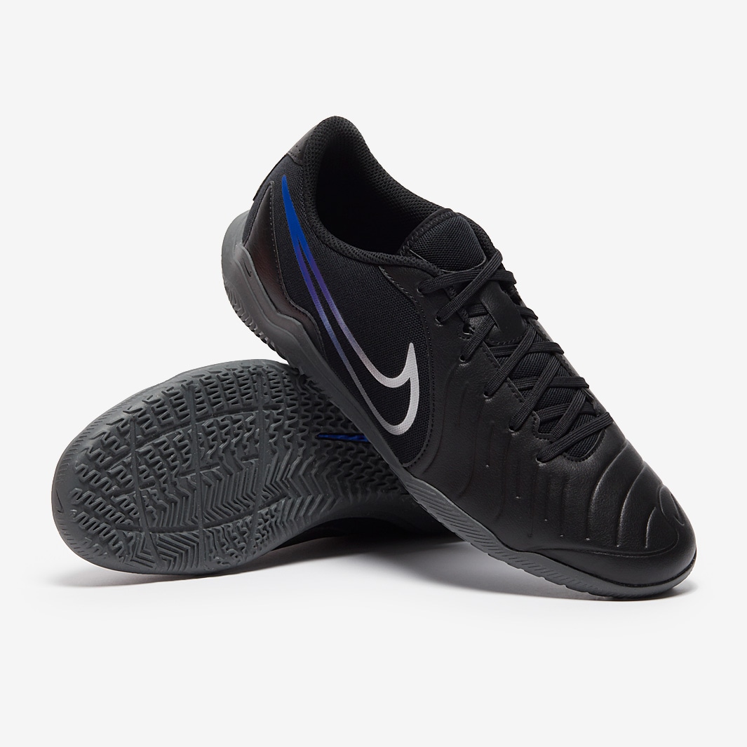 Nike Tiempo Legend X Club IC Shadow - Black / Chrome / Hyper Royal
