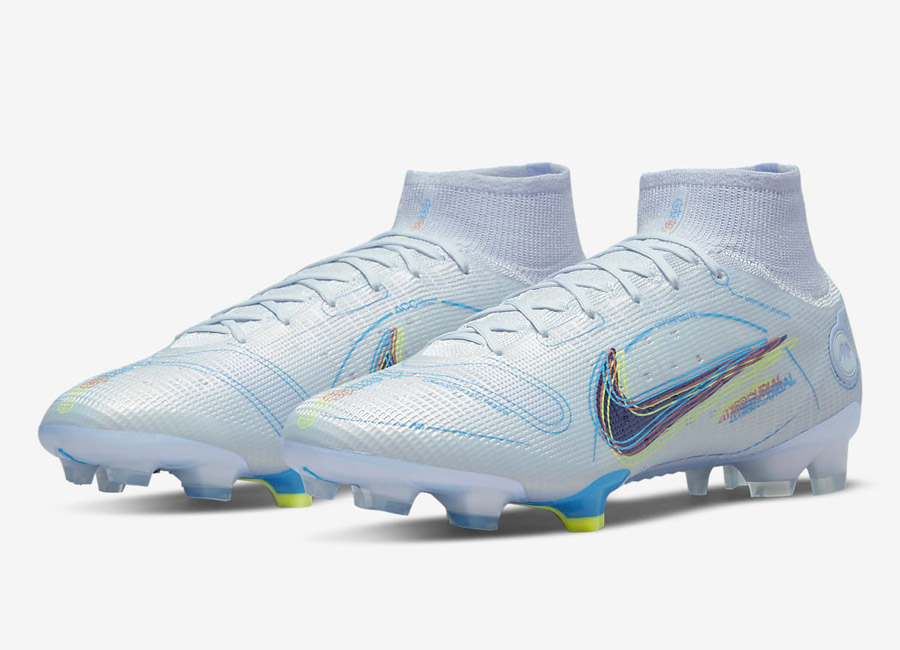 Nike Mercurial Superfly 8 Elite FG The Progress - Football Grey / Light Marine / Laser Blue / Blackened Blue #footballboots #nike #nikefootball