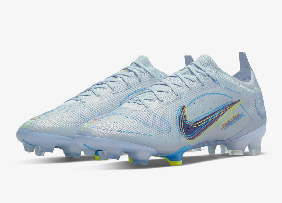 Nike Mercurial Vapor 14 Elite FG The Progress - Football Grey / Light Marine / Laser Blue / Blackened Blue #footballboots #nike #nikefootball