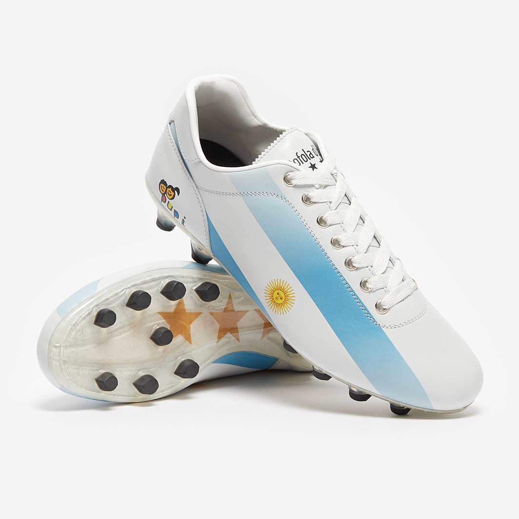 Pantofola d'Oro Lazzarini FG Zanetti x P.U.P.I  - White / Blue