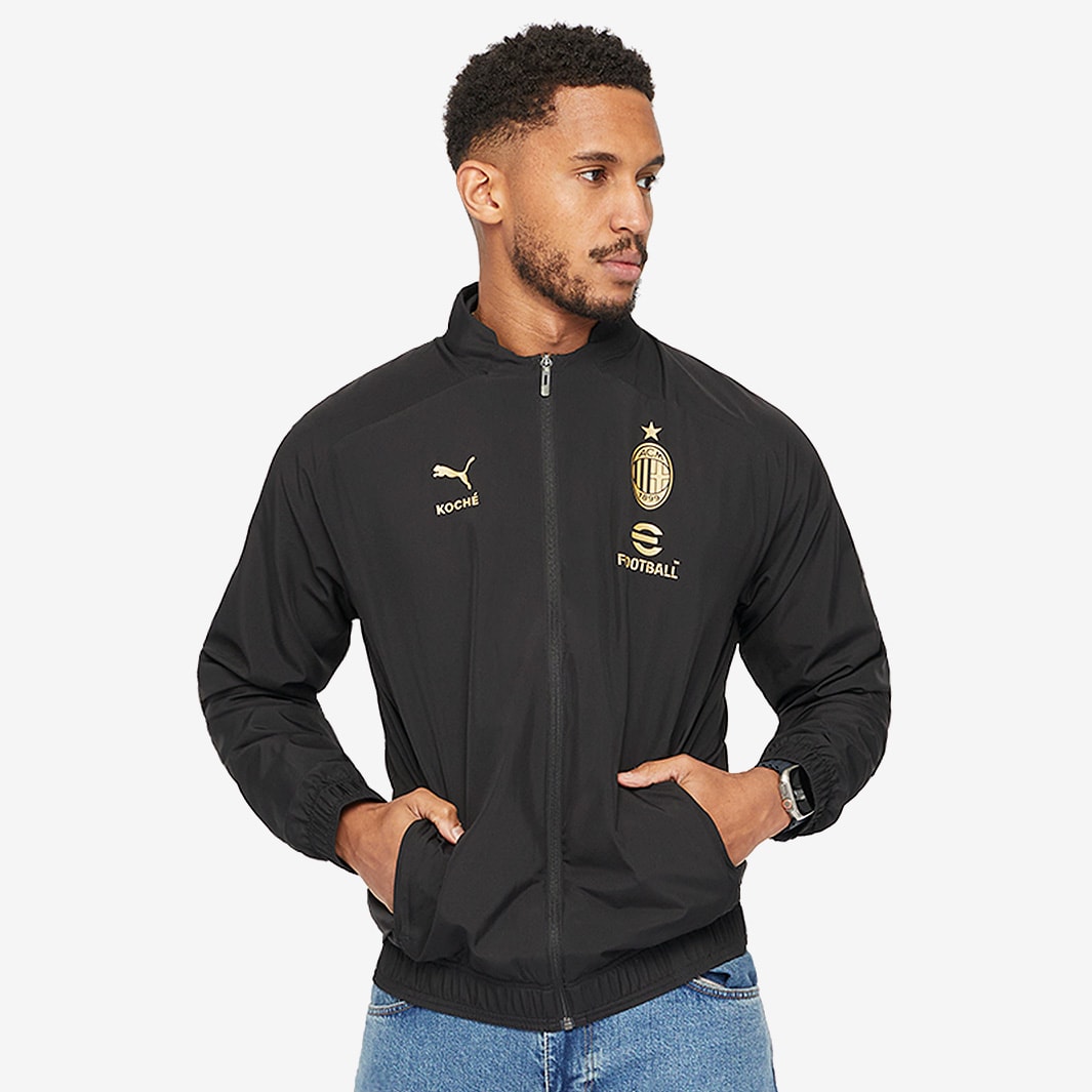 Puma x AC Milan x KOCHE Prematch Jacket - Puma Black/Puma Team Gold
