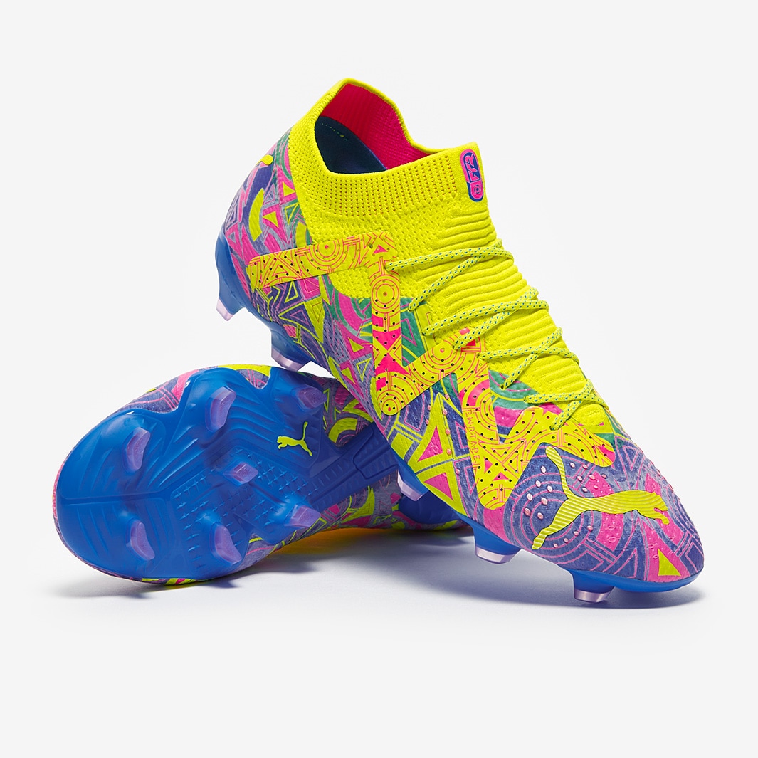 Puma Future Ultimate Energy FG/AG - Ultra Blue / Yellow Alert / Luminous Pink