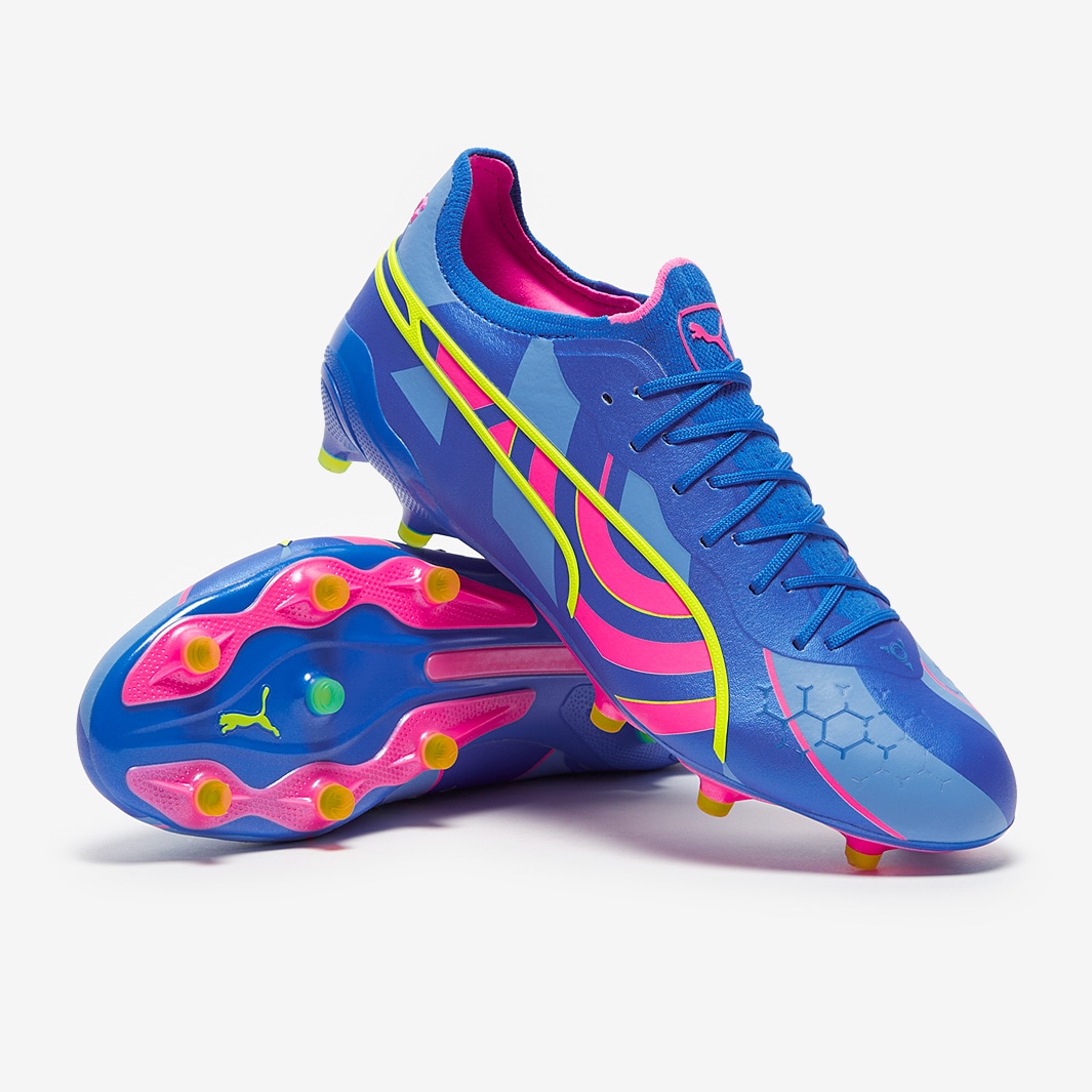 Puma King Ultimate Energy FG/AG - Ultra Blue / Luminous Pink / Luminous Blue