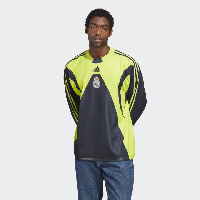 Real Madrid 2023 Adidas Icon Goalkeeper Jersey - Night Navy / Team Semi Sol Yellow