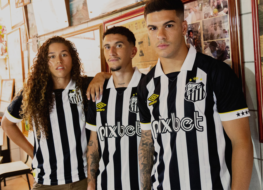 Santos 2023-24 Umbro Away Kit