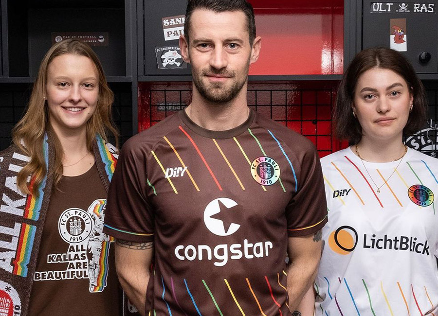 St Pauli 2023 AKAB Brown Shirt