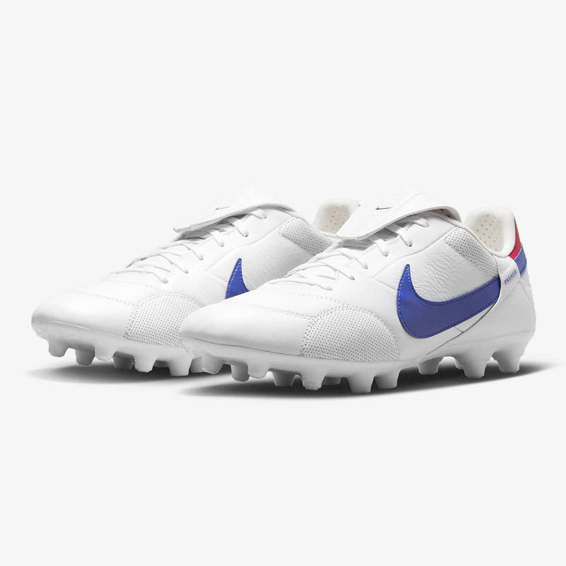 The Nike Premier 3 FG - White / University Red / Game Royal