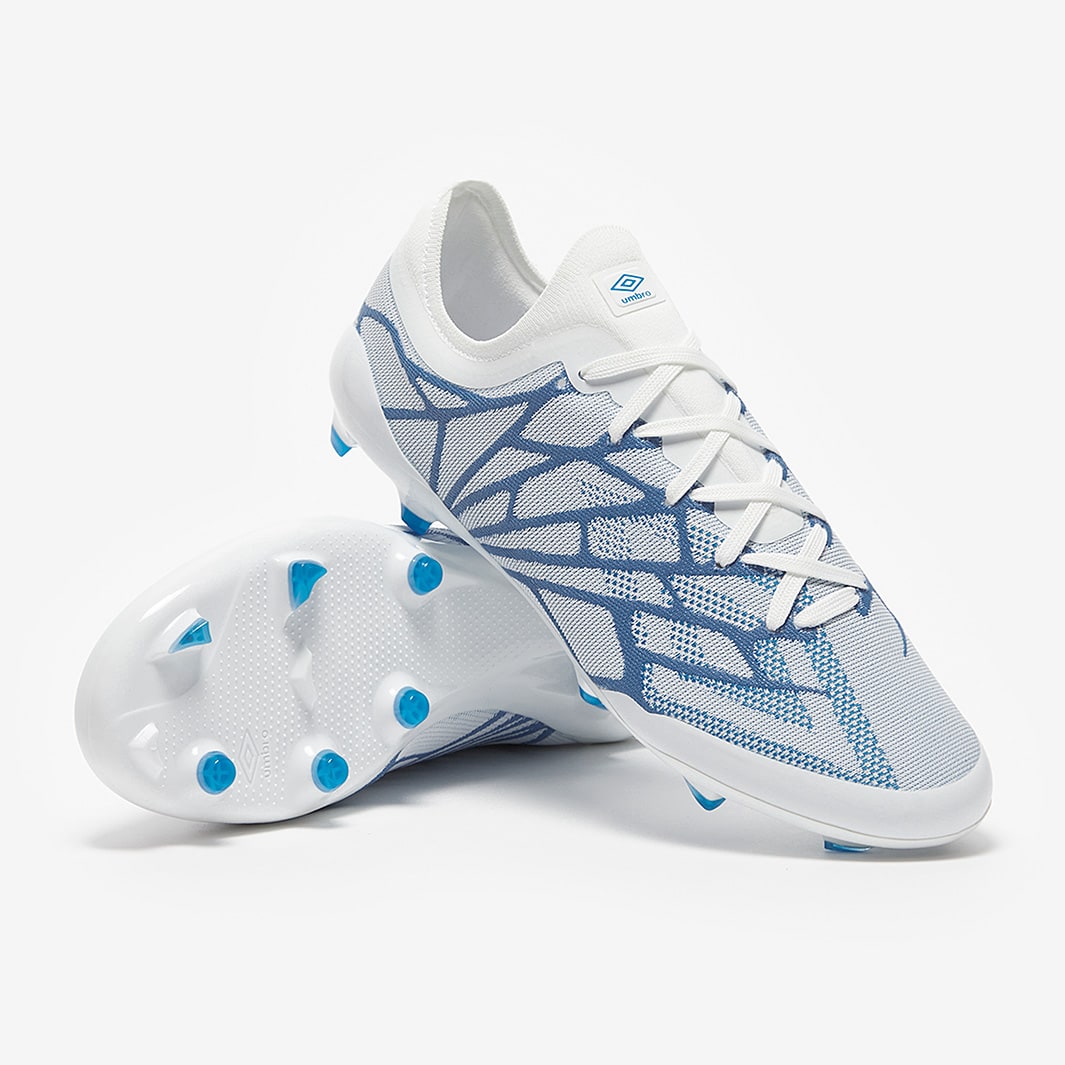 Umbro Velocita Alchemist Pro FG - White / Malibu Blue / Clear Sky