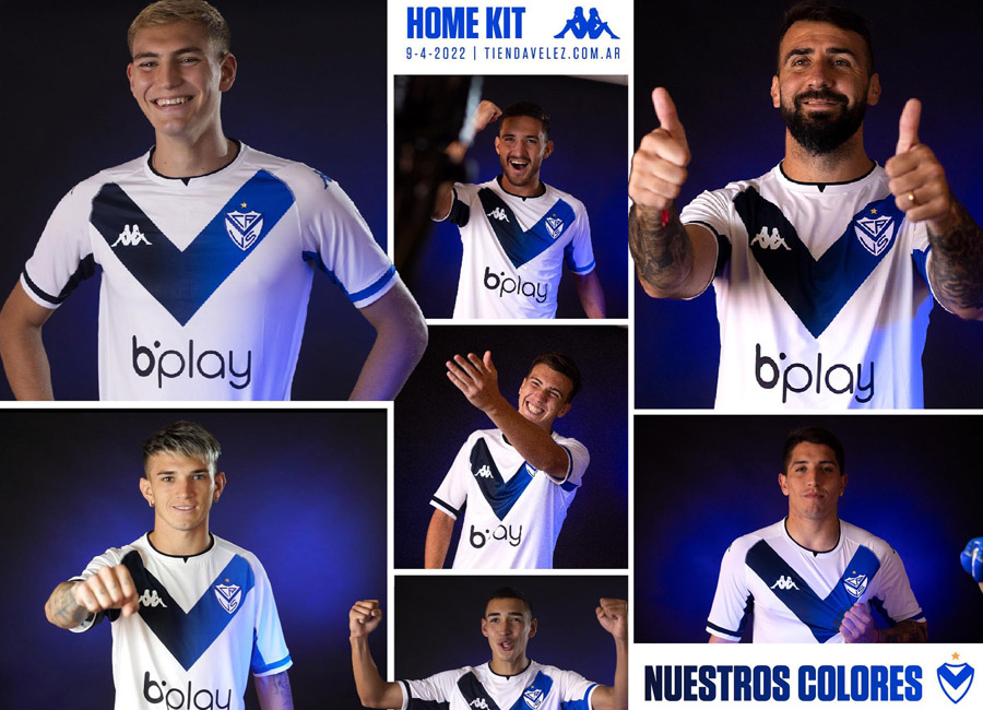 Vélez Sarsfield 2022 Kappa Home Kit #NuestrosColores #KappaArgentina #VélezSarsfield
