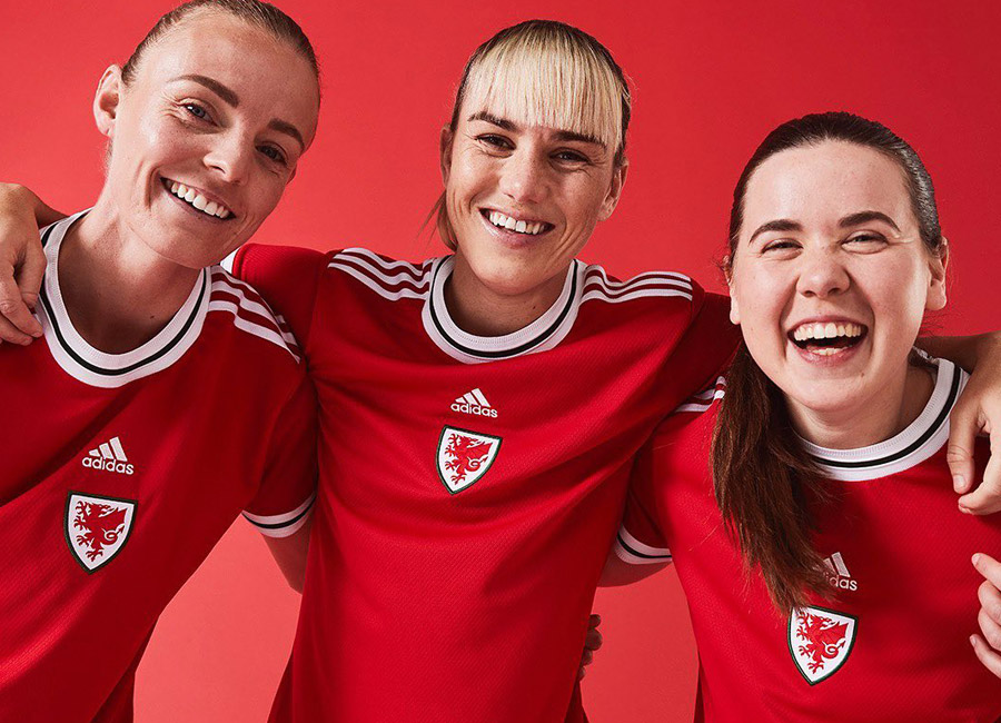 Wales 2022 Adidas SWNT Home Shirt #fwwales #wales #adidasfootball #adidas