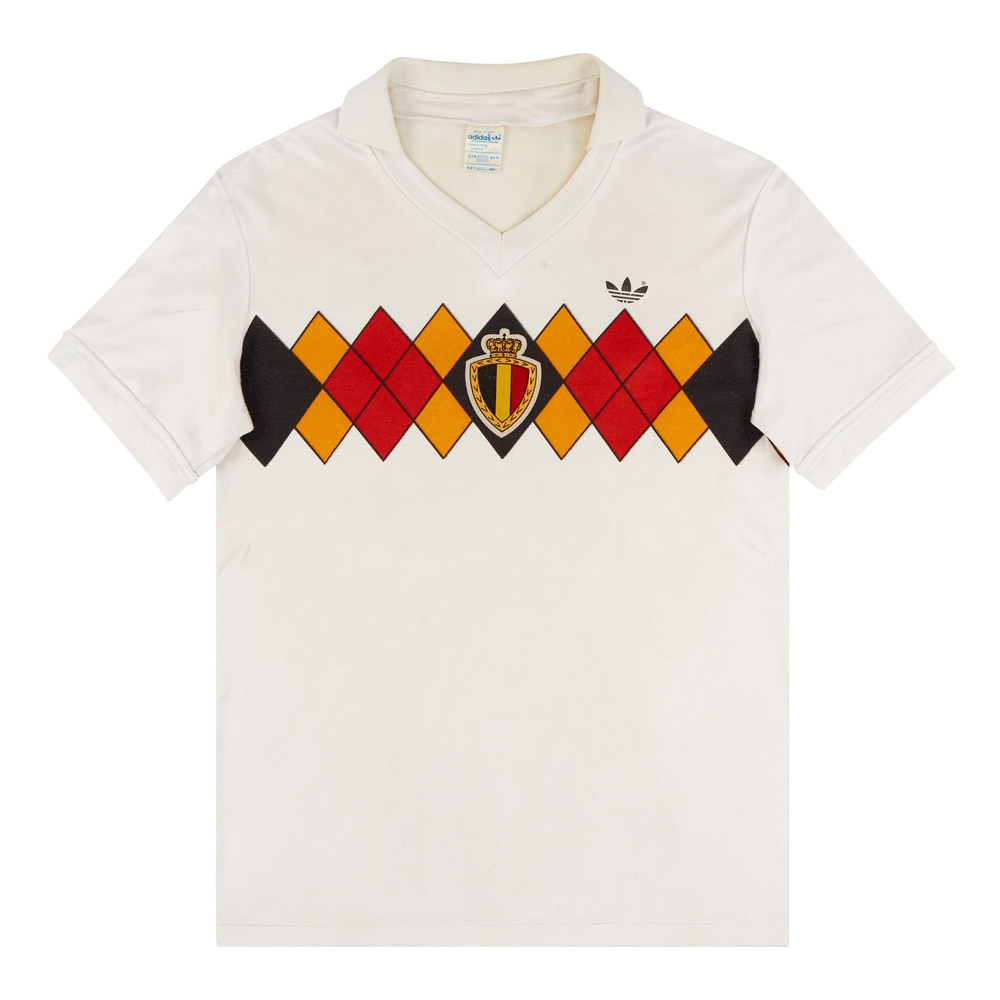 1984 Belgium Match Issue European Championship Away Shirt