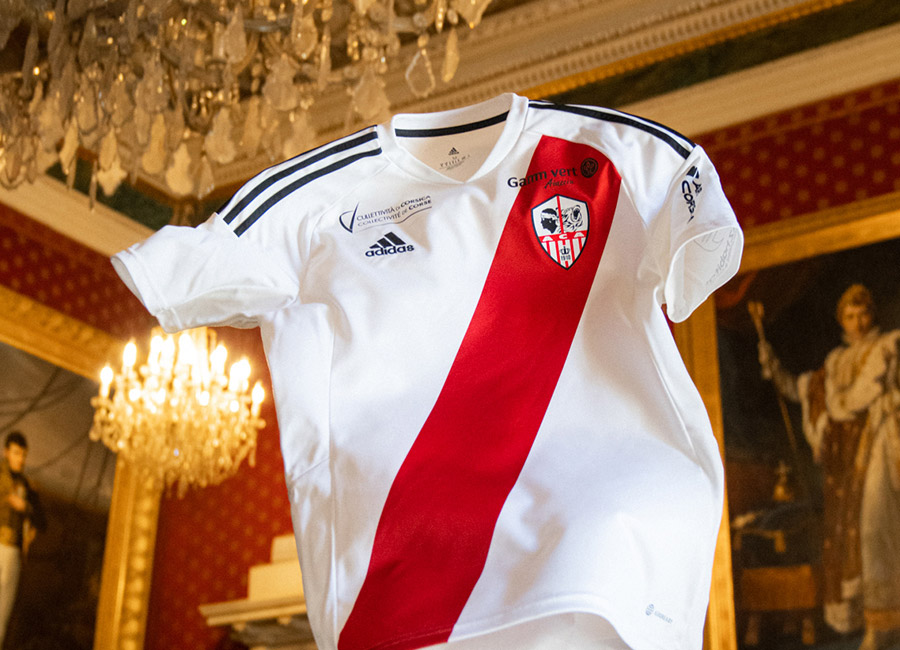 Ajaccio 2023-24 Adidas Home Kit