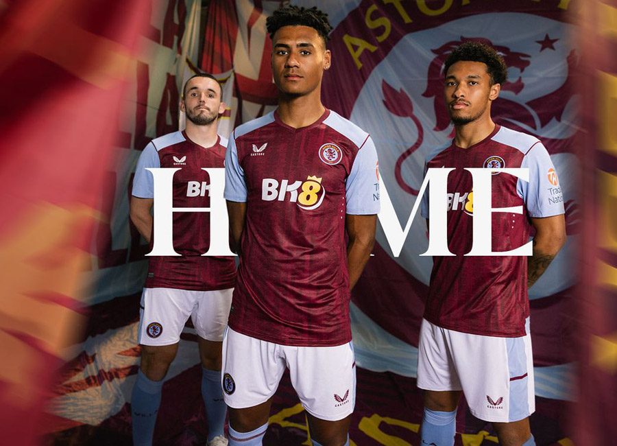 Aston Villa 2023-24 Castore Home Kit