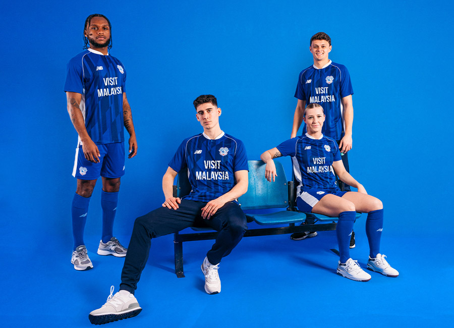 Cardiff City 2023-24 New Balance Home Kit