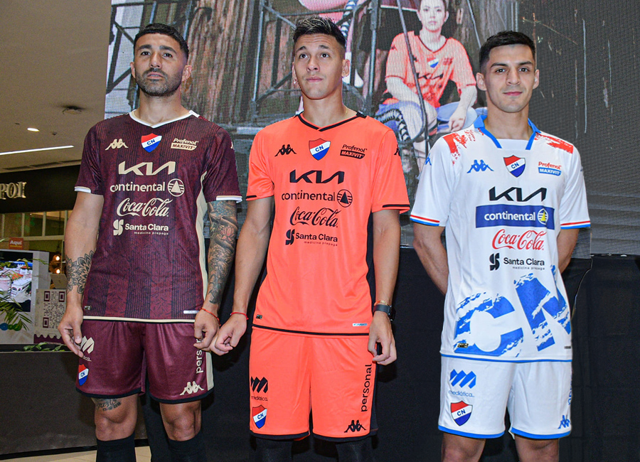 Club Nacional 2024 Home, Away and Third Kits