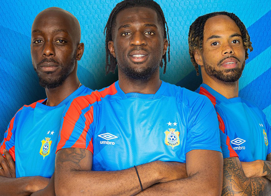 Congo 2023-24 Umbro Home, Away and Third Kits