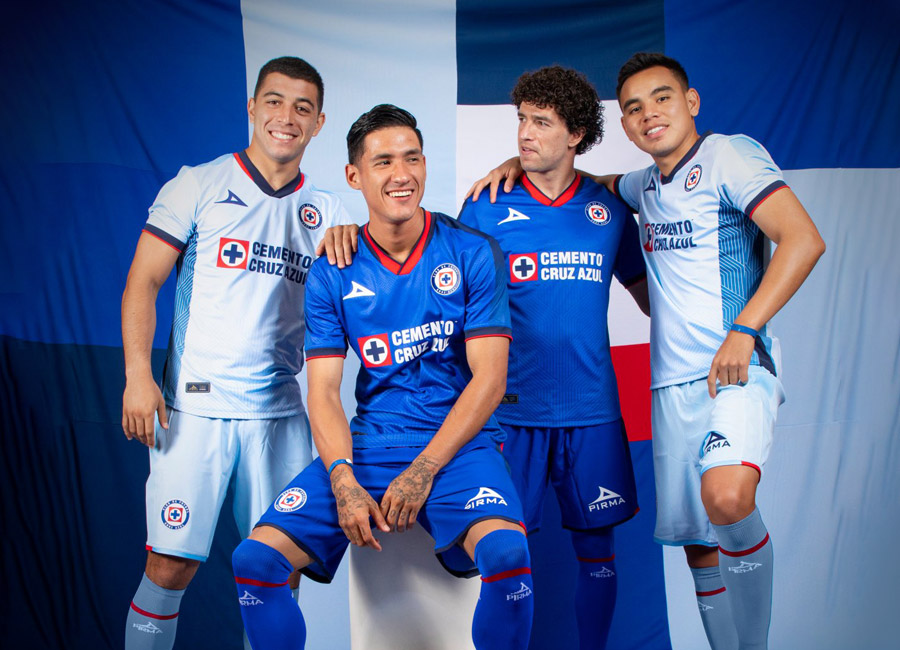 Cruz Azul 2023-24 Pirma Home and Away Kits