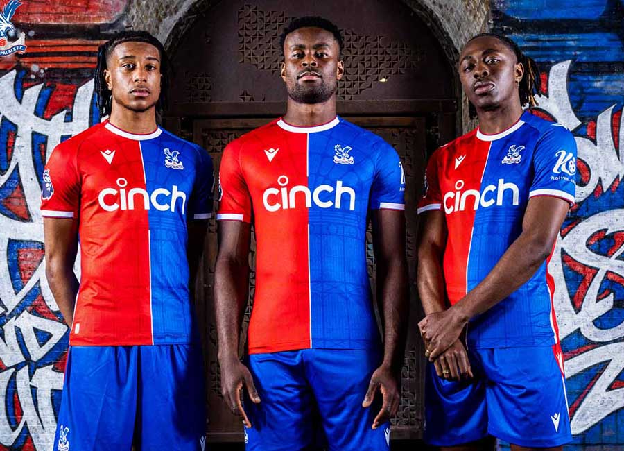Crystal Palace 2023-24 Macron Home Kit