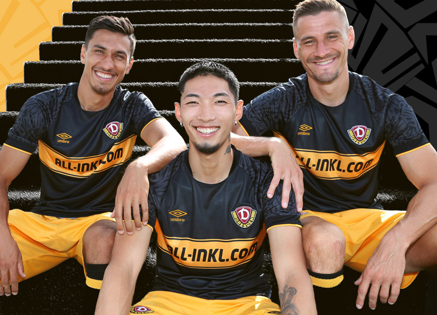 Dynamo Dresden 2023-24 Umbro Away Kit