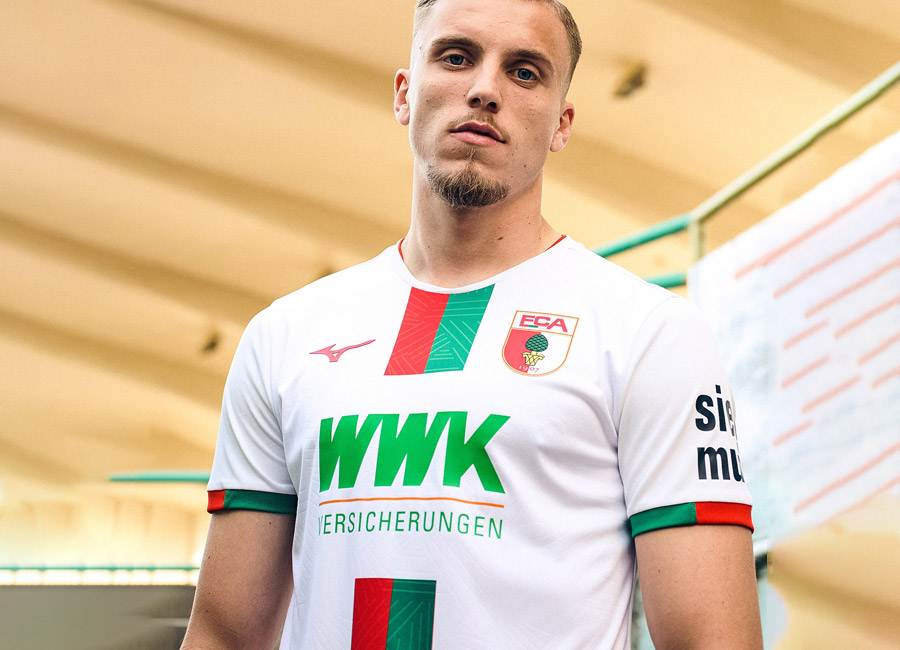 FC Augsburg 2023-24 Mizuno Home Kit