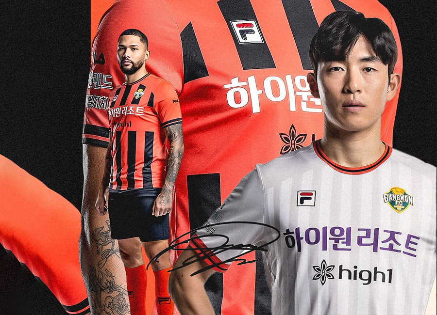 Gangwon FC 2024 Fila Home and Away Kits