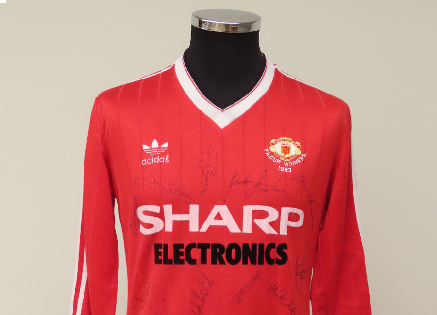 1983-84 Manchester United Match Worn Shirt