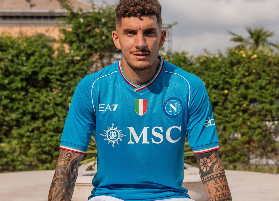 Napoli 2023-24 EA7 Home Kit