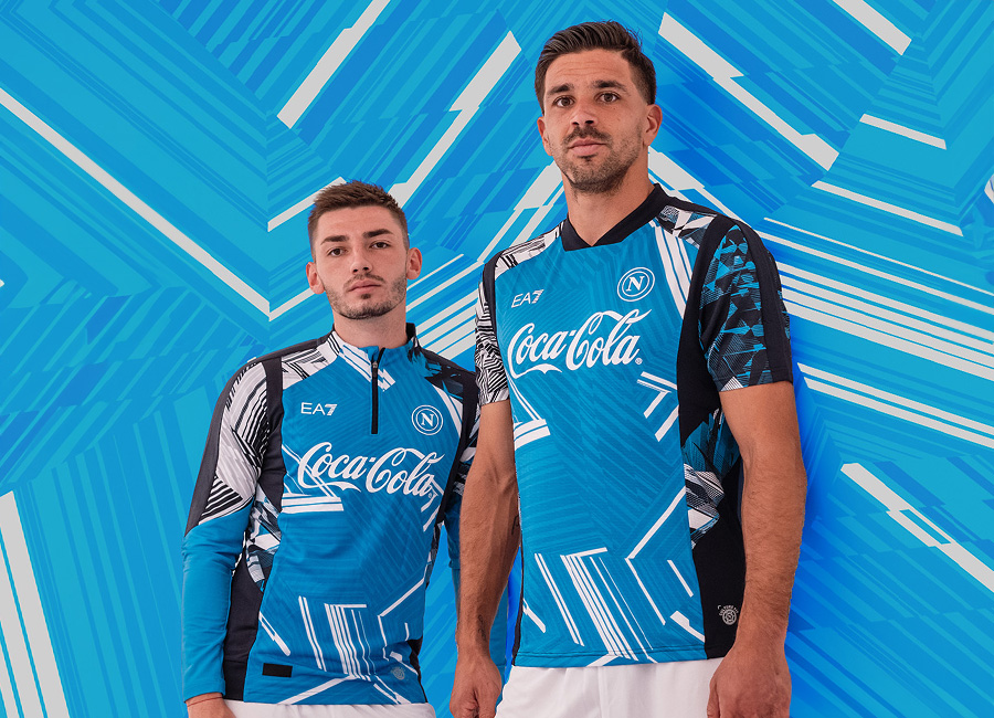 Napoli 24/25 EA7 Pre-Match Tops