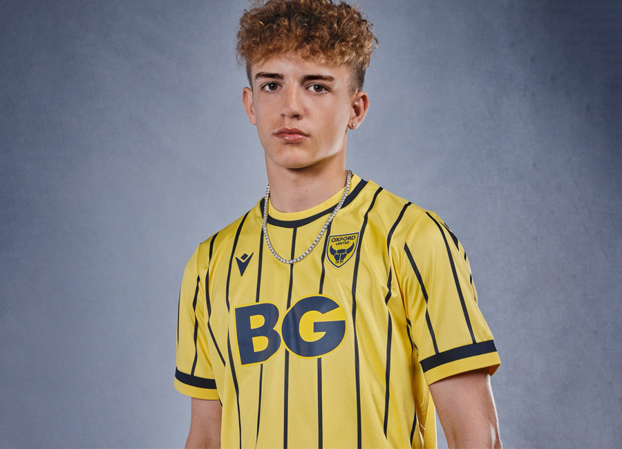 Oxford United 2023-24 Macron Home Kit