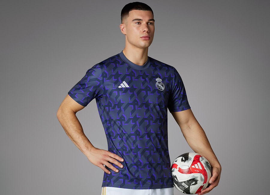 Real Madrid 23/24 Adidas Pre-Match Jersey - Shadow Navy