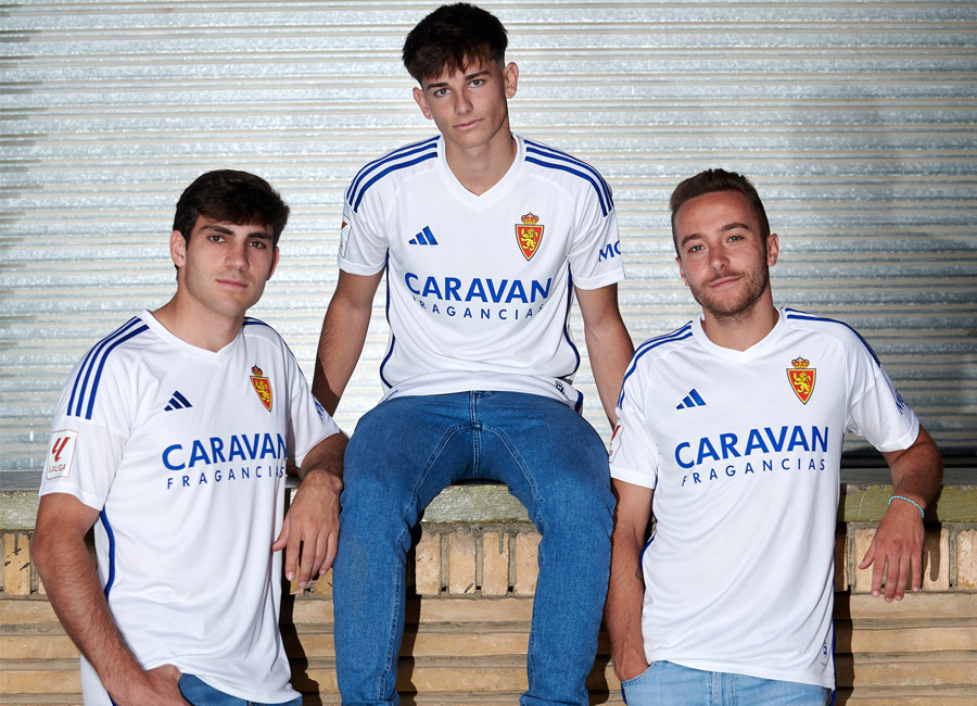 Real Zaragoza 2023-24 Adidas Home Kit