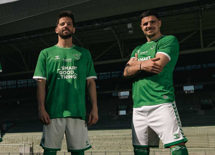Saint-&Eacute;tienne 2023-24 Hummel Home Kit