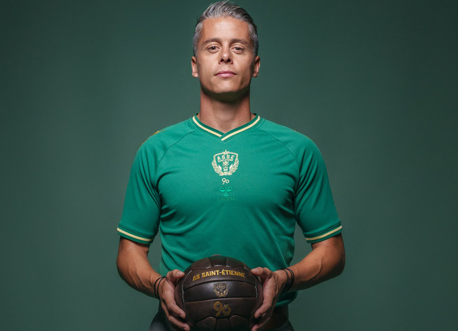 Saint-Etienne 2023 Hummel 90 Years Shirt