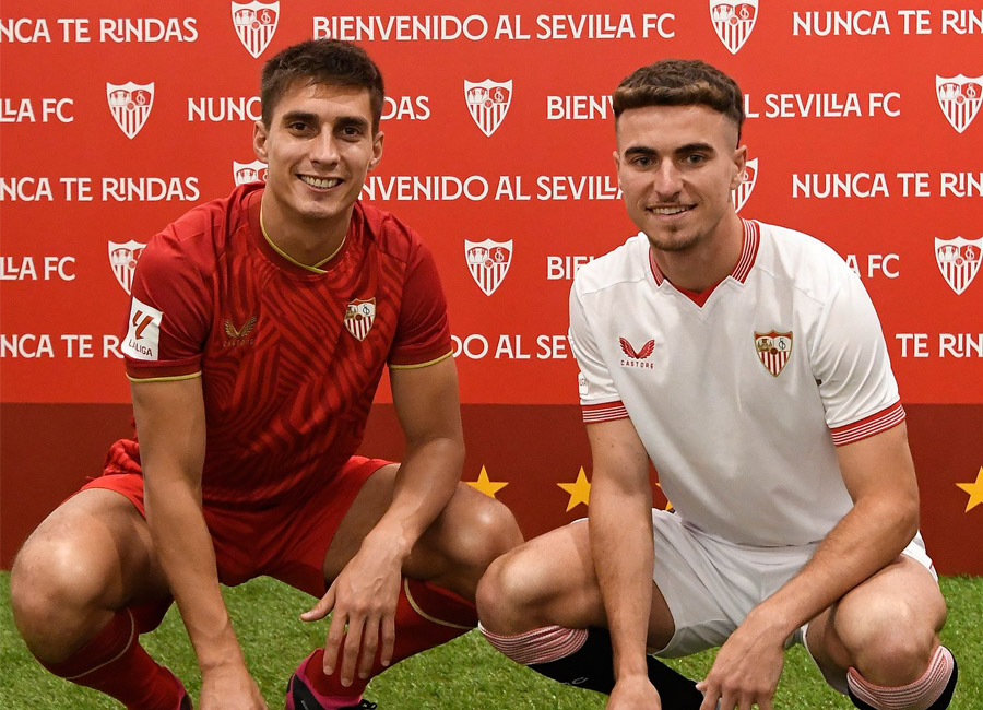 Sevilla 2023-24 Castore Home, Away and Third Kits
