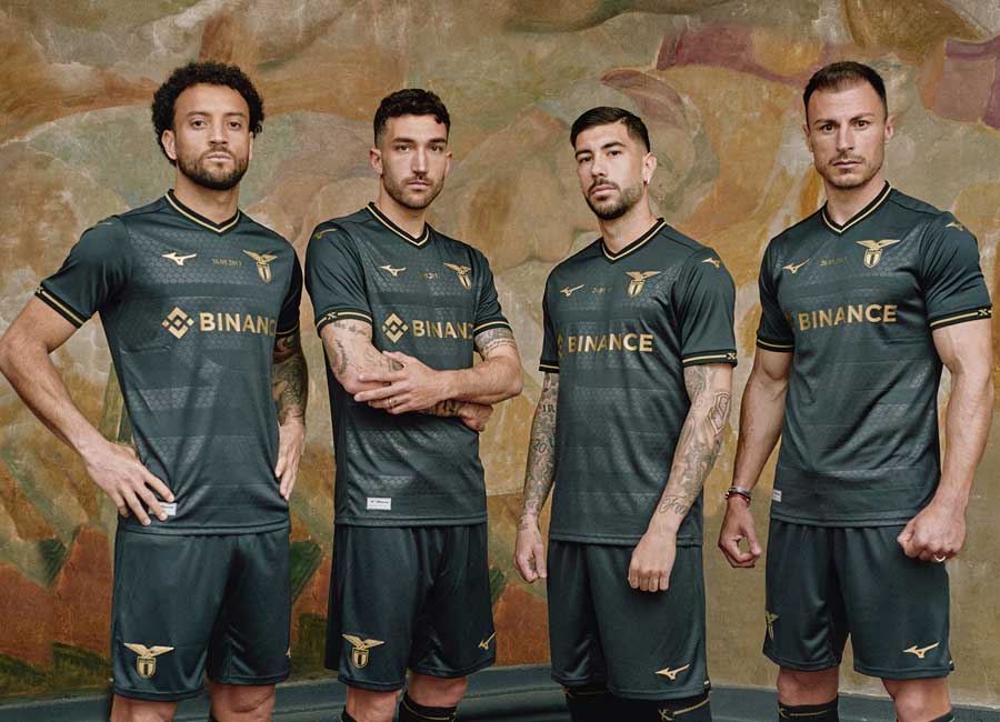 SS Lazio 2023 Mizuno Coppa Italia 10th Anniversary Kit