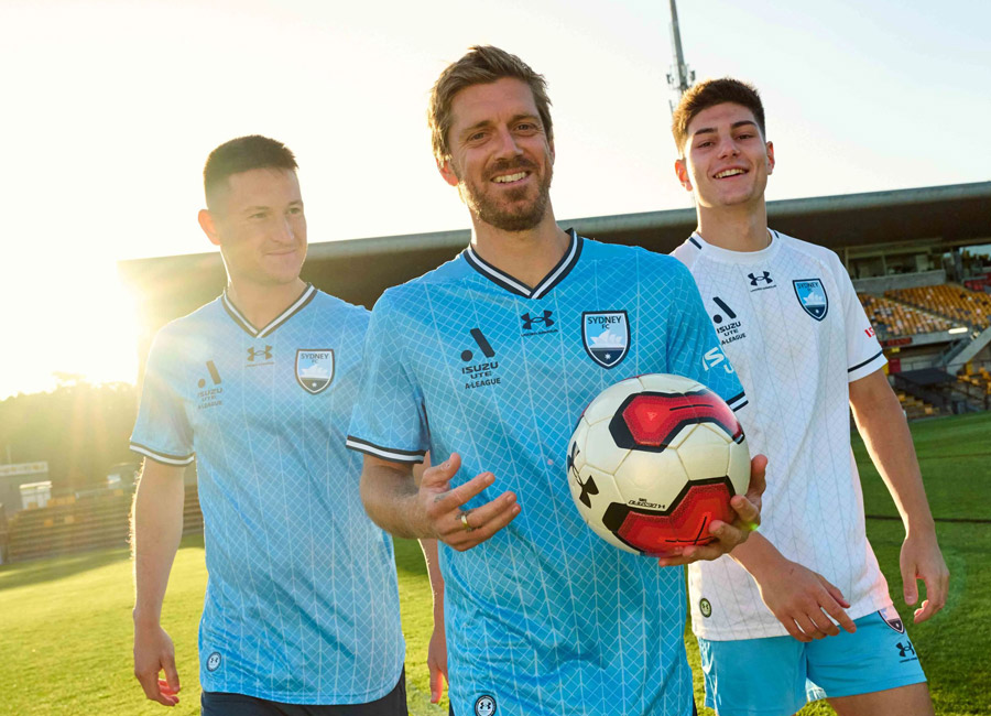 Sydney FC 2023-24 Under Armour Home and Away Kits