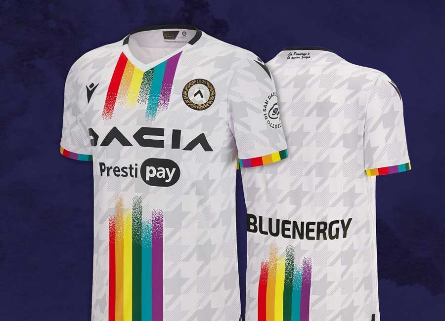 Udinese 2022-23 Macron A+LOVE Shirt