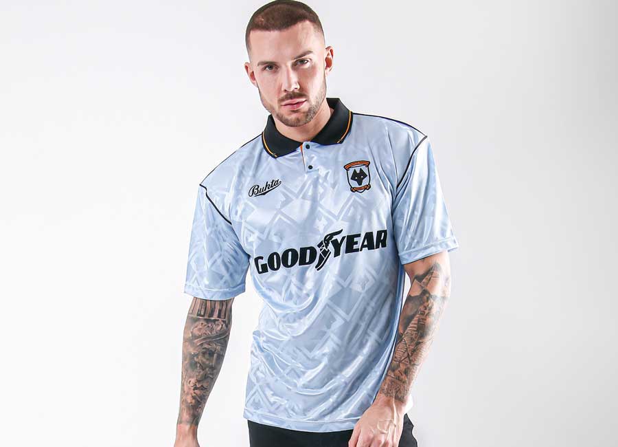 Wolverhampton Wanderers 1992 Away Bukta Retro Shirt