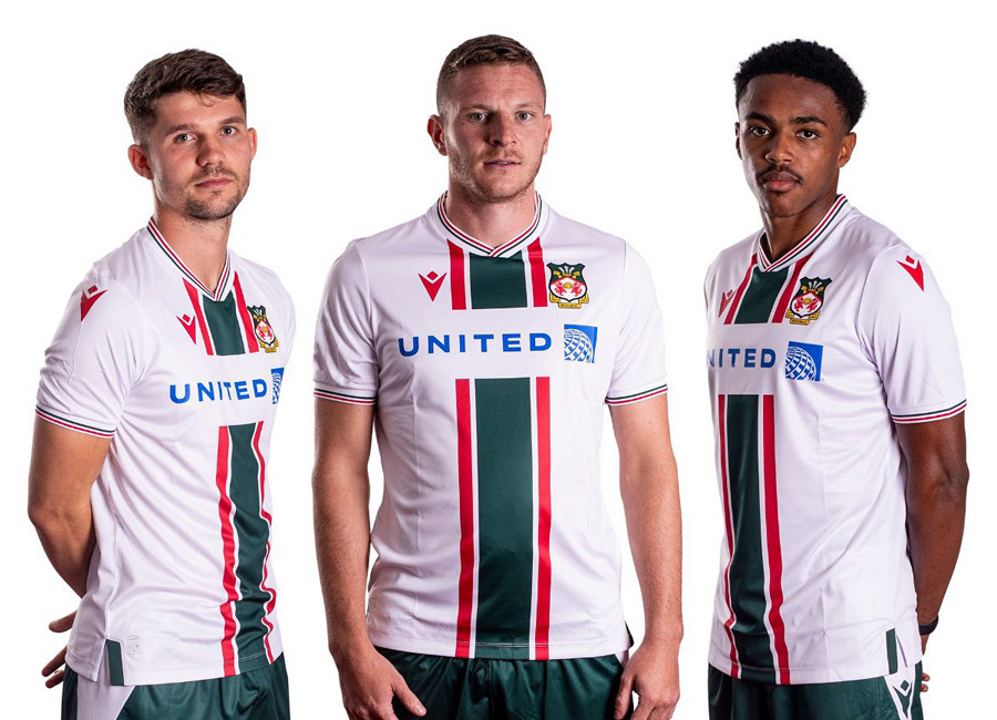 Wrexham 2023-24 Macron Away Kit