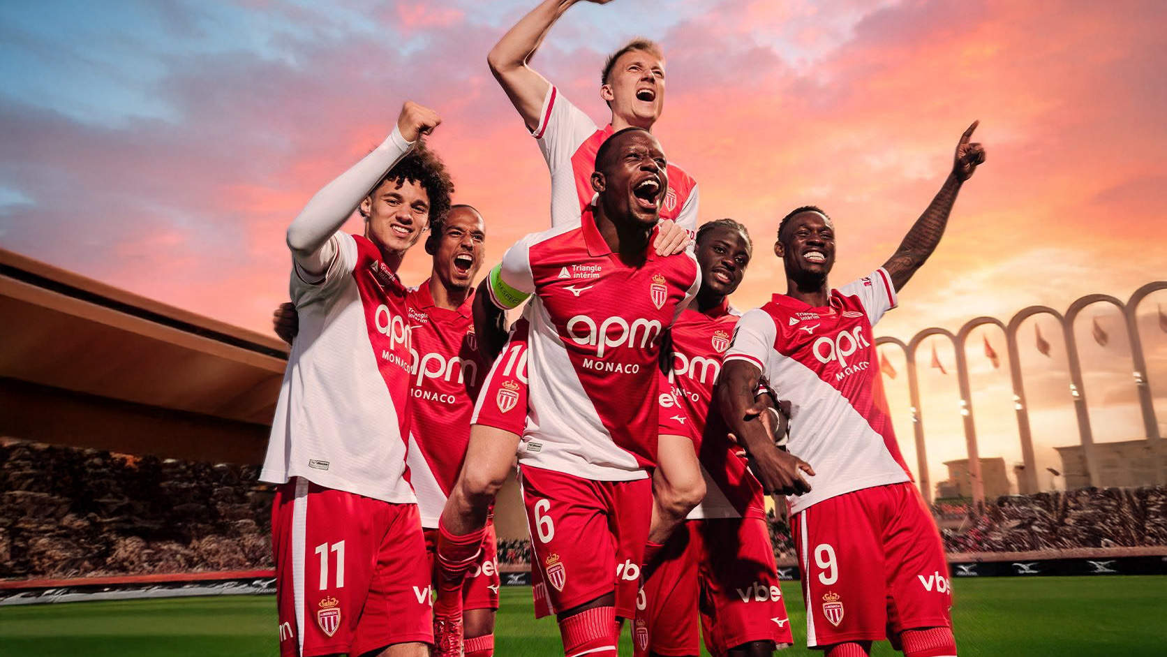 AS Monaco 26/27 Mizuno Home Kit