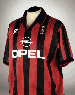 A RED AND BLACK A.C. MILAN SHORT-SLEEVED SHIRT A RED AND BLACK A.C. MILAN SHORT-SLEEVED SHIRT
