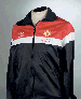 A RED, BLACK AND WHITE MANCHESTER UNITED F.A. CUP FINAL TRACKSUIT TOP A RED, BLACK AND WHITE MANCHESTER UNITED F.A. CUP FINAL TRACKSUIT TOP
