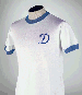 A WHITE AND BLUE DYNAMO KIEV SHORT-SLEEVED SHIRT A WHITE AND BLUE DYNAMO KIEV SHORT-SLEEVED SHIRT