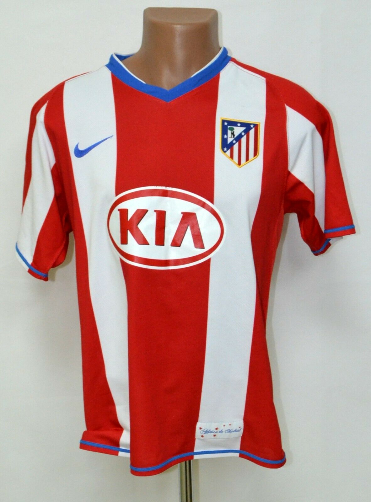 Atletico Madrid 2007 2008 home away shirts a