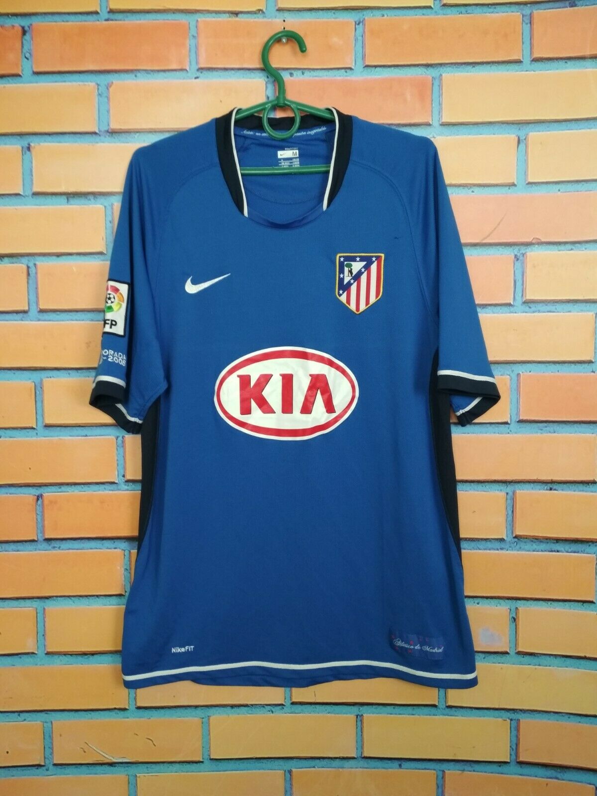Atletico Madrid 2007 2008 home away shirts c