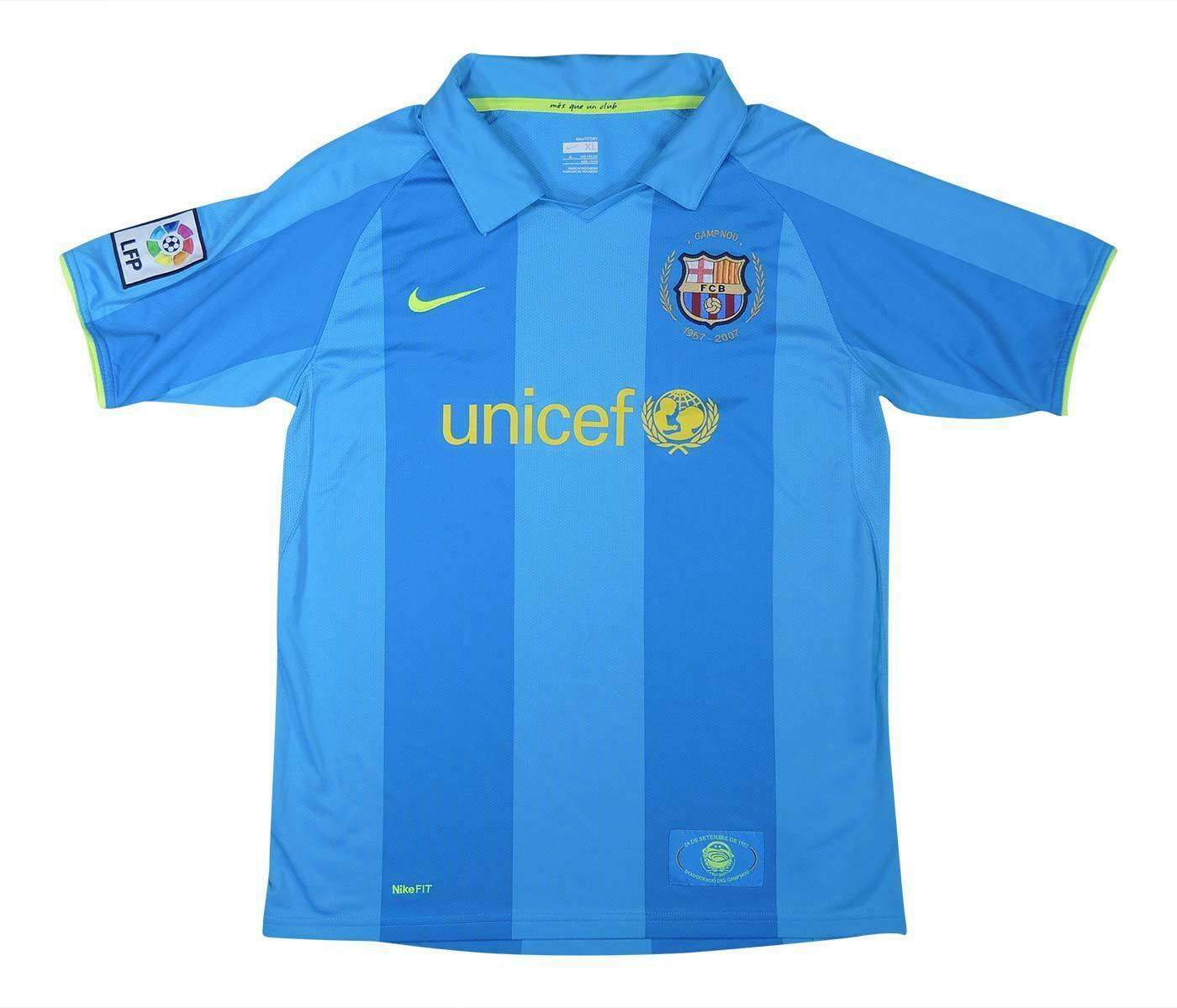 Barca 07 08 Camp Nou 50th anniversary shirts b