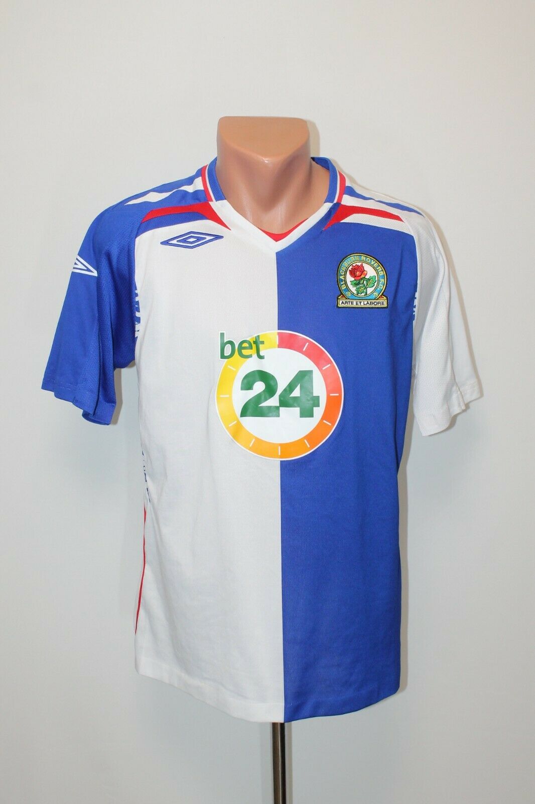 Blackburn Rovers 07 08 home kit a