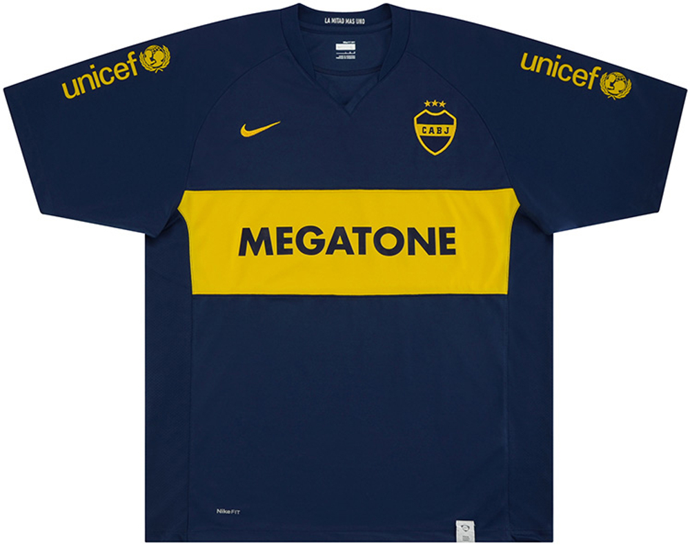 Boca Juniors 07 08 home shirt 1