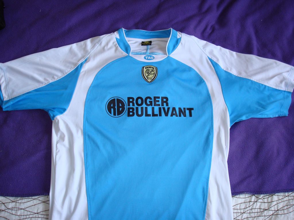 Burton Albion 07 08 away shirt b