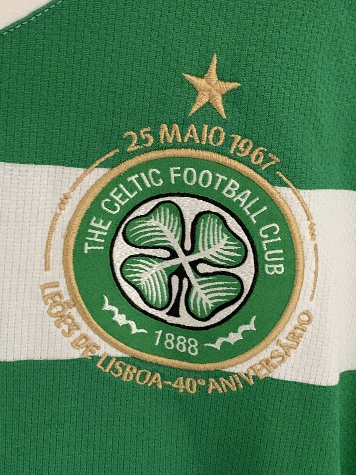 Celtic 40th anniversary 07 08 home shirt c
